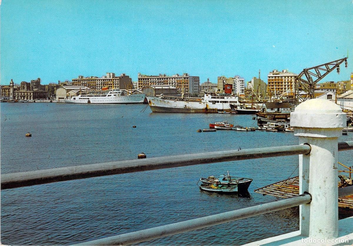 Postales: Postal del Detalle del Puerto de Valencia - Serie Zerkowitz