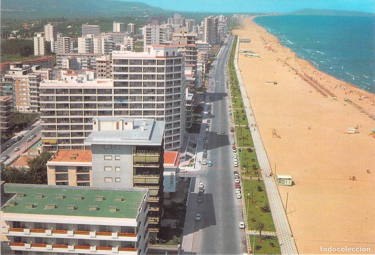 Postales: Postal de Vista A&eacute;rea de la Playa de Gandia en Valencia