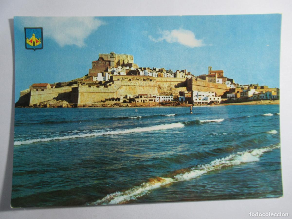 Postales: Pe&ntilde;&iacute;scola (Castell&oacute;n) -Playa y Castillo - S/C