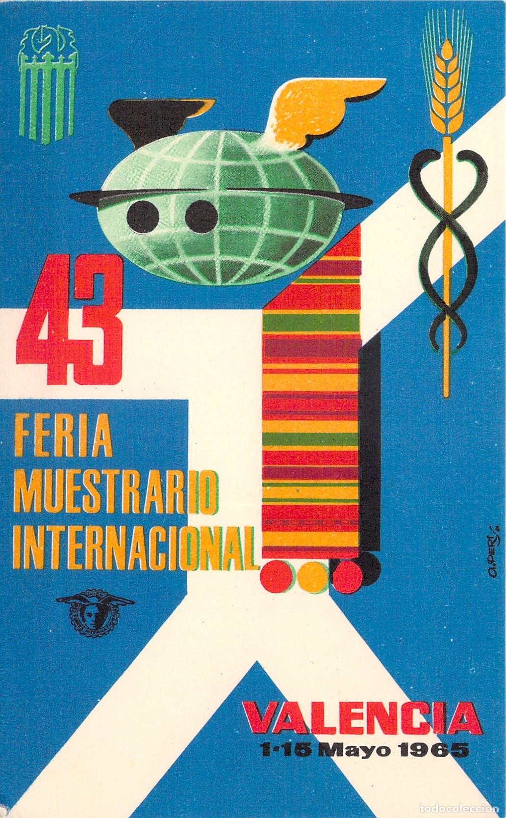 Postales: Postal de la 43 Feria Muestrario Internacional de Valencia