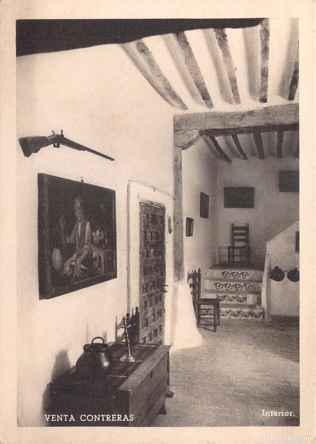 Postales: Postal de la Venta Contreras Vista Interior de la Posada