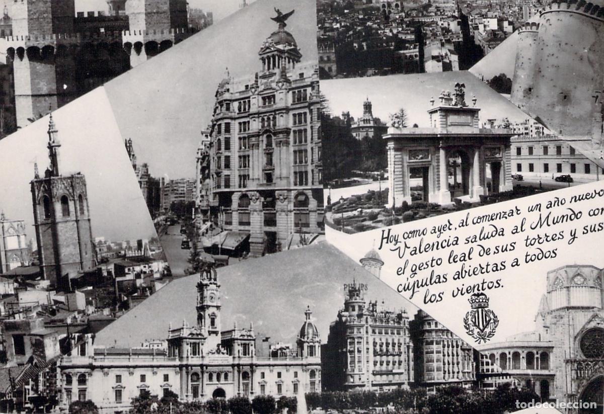 Postales: Postal de Valencia Multivista Felicitaci&oacute;n de Navidad y A&ntilde;o Nuevo