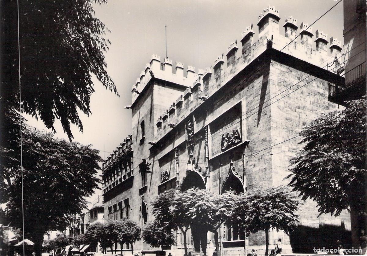 Postales: Postal de la Lonja de la Seda en Valencia - Foto 1