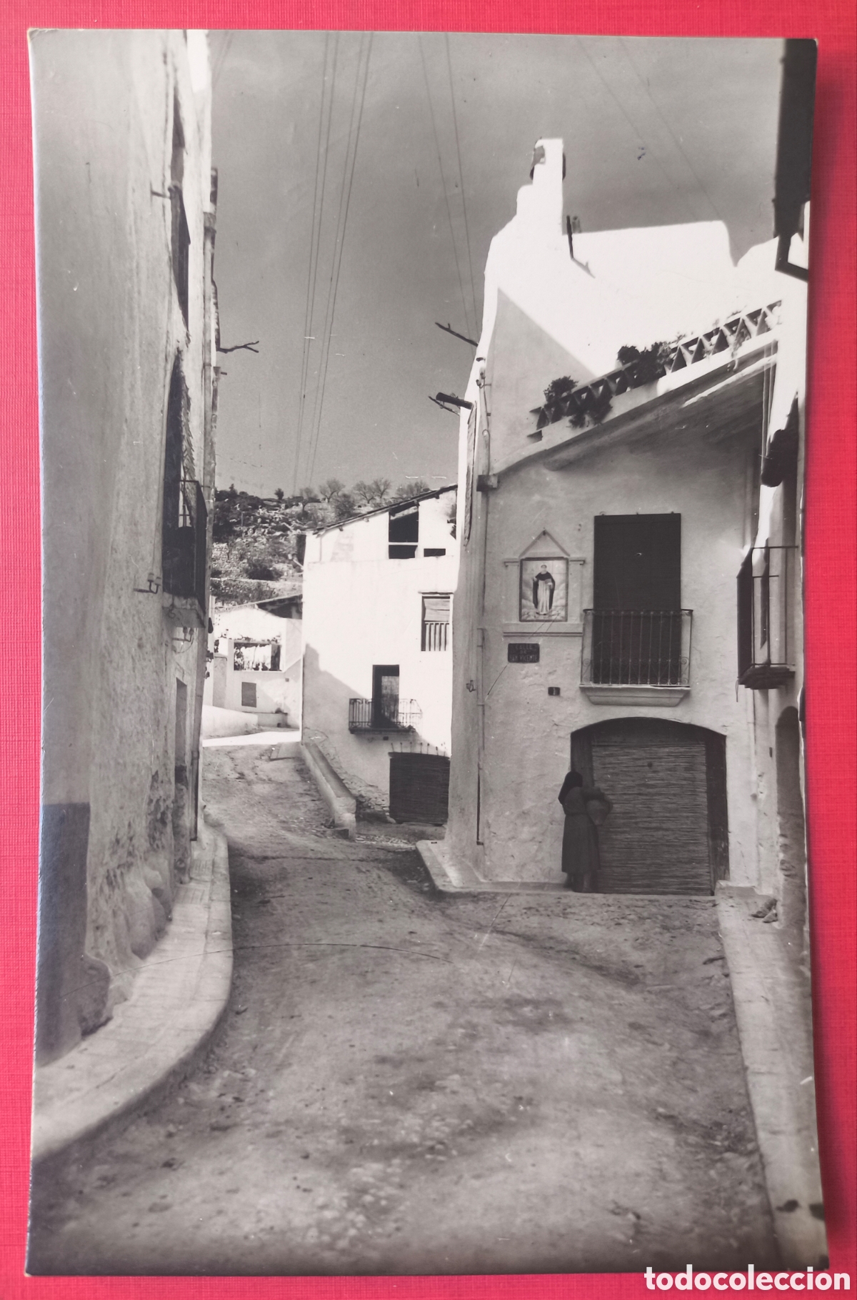 Postales: ROSELL CARRER SANT VICEN&Ccedil; POSTAL FOTOGRAF&Iacute;CA CASTELL&Oacute; C. 1955
