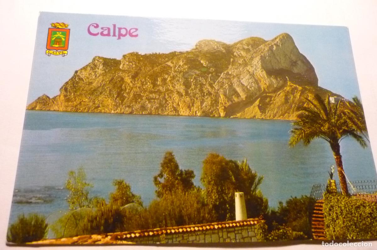 Postales: postal calpe vista pe&ntilde;on ifach