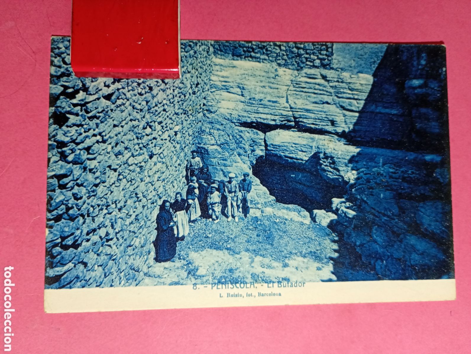 Postales: PE&Ntilde;ISCOLA 8 EL BUFADOR B/N S/C CON PERSONAS &Eacute;POCA - L. ROISIN R1610