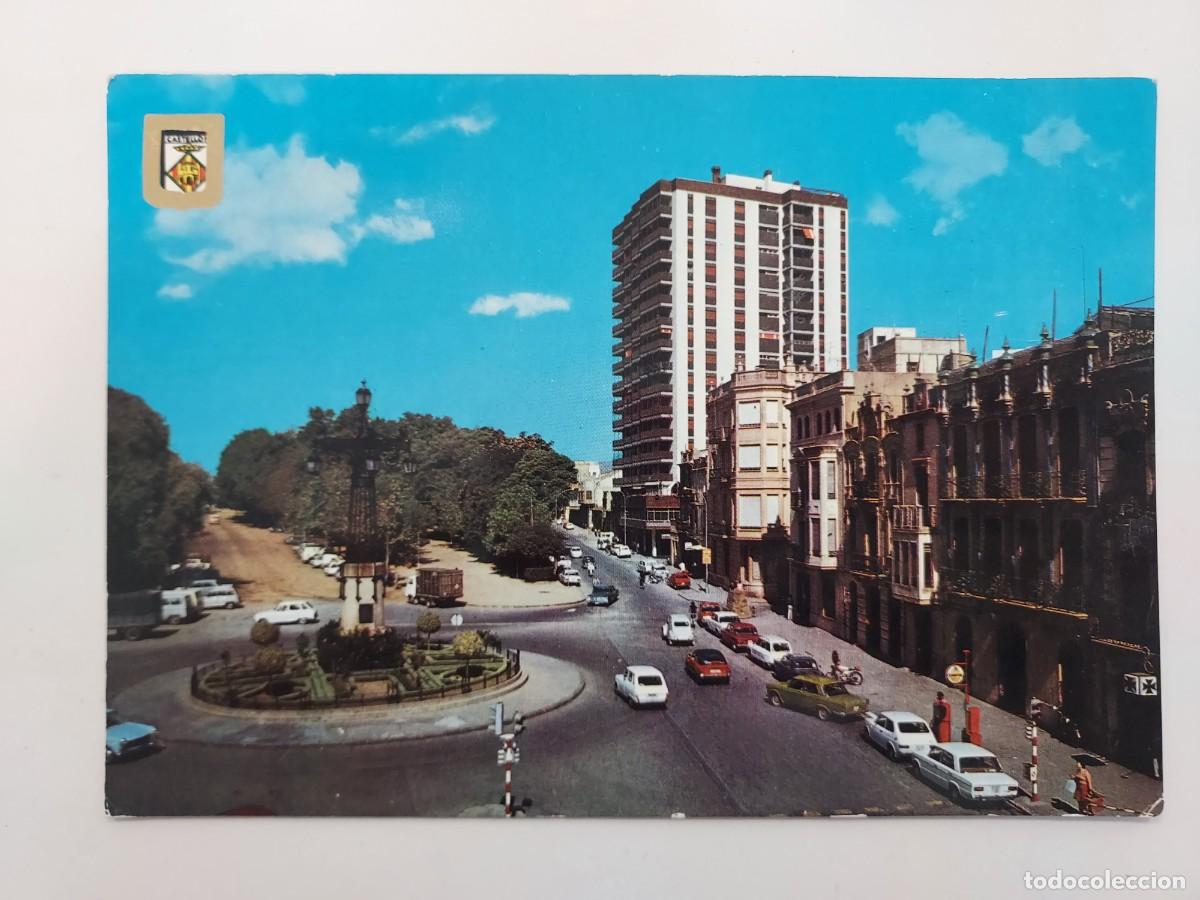 Postales: POSTAL CASTELLON PARQUE DE LA RIBALTA. 1975. ESCRITA LAPICERO
