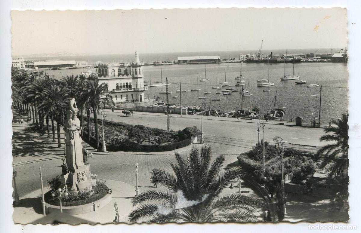 Postales: Alicante n&ordm; 2. Explanada de Espa&ntilde;a y Real Club de Regatas, Garc&iacute;a Garabella, escrita sin circular