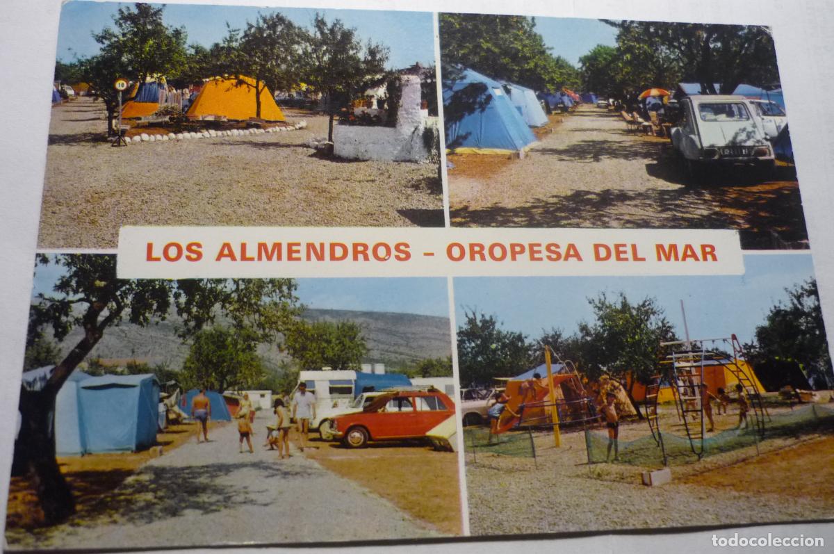 Postales: postal los almendros -oropesa del mar dorso publicidad