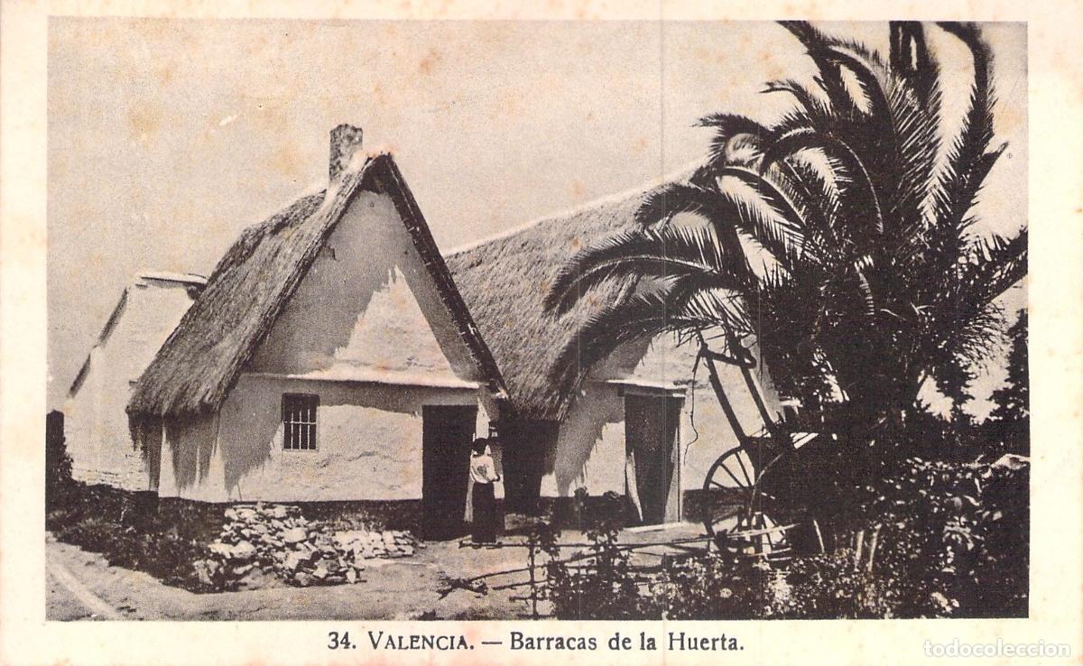 Postales: Postal de Valencia - Barracas de la Huerta, Arquitectura Tradicional