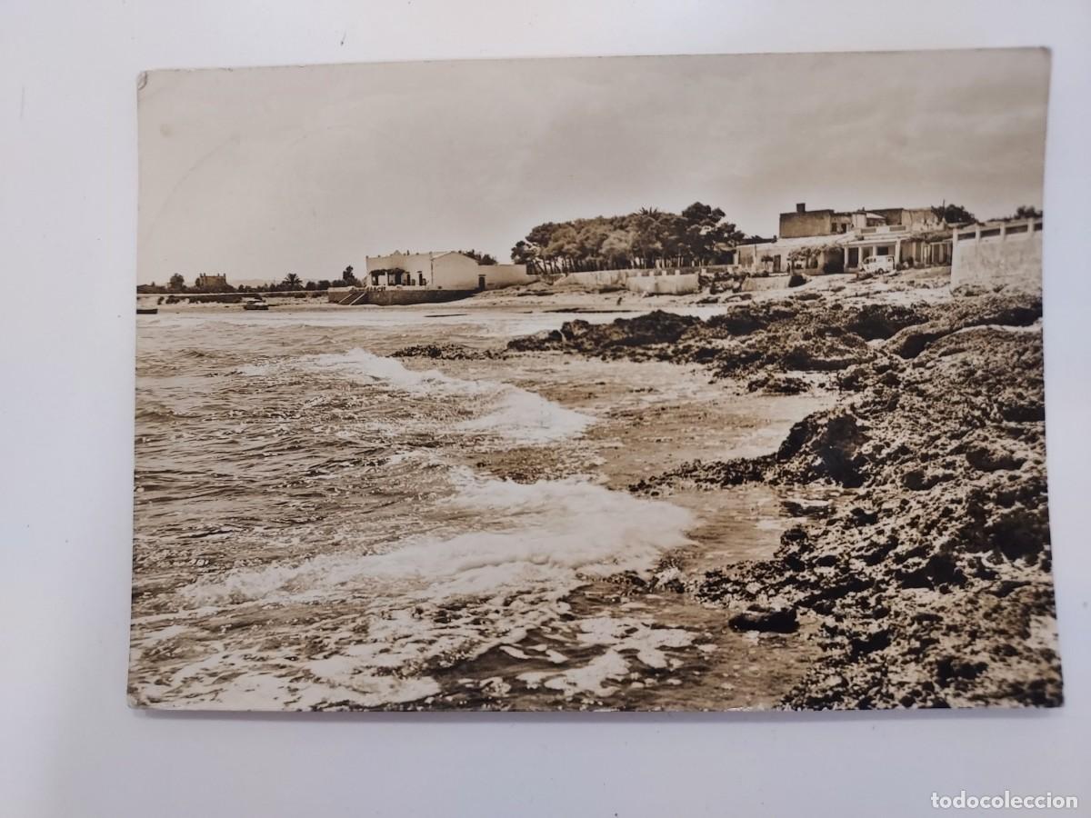 Postales: POSTAL ALCALA DE CHIVERT PLAYA DE ALCOCEBER ROQUERO. 1961. CIRCULADA. VALENCIA