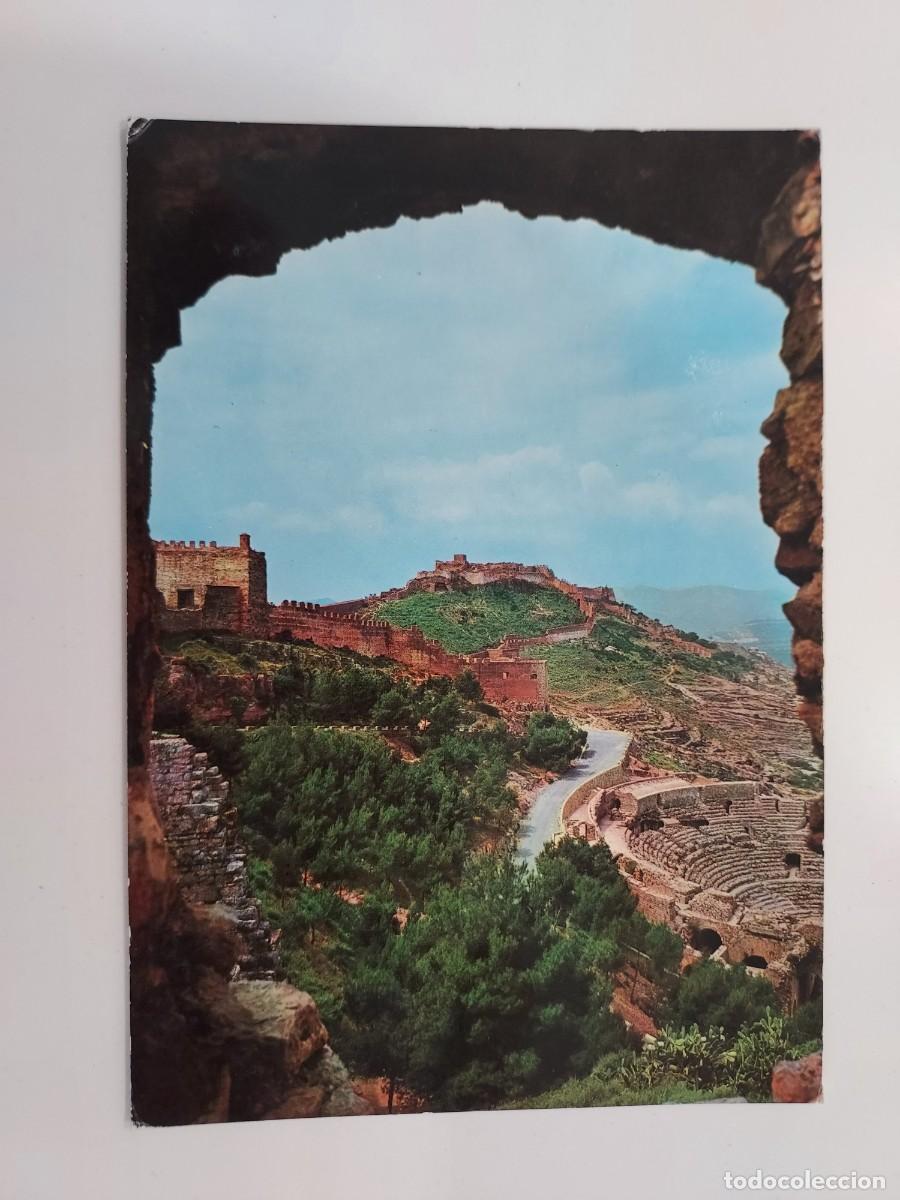 Postales: POSTAL SAGUNTO TEATRO ROMANO Y CIUDADELA. 1972. SIN CIRCULAR. VALENCIA