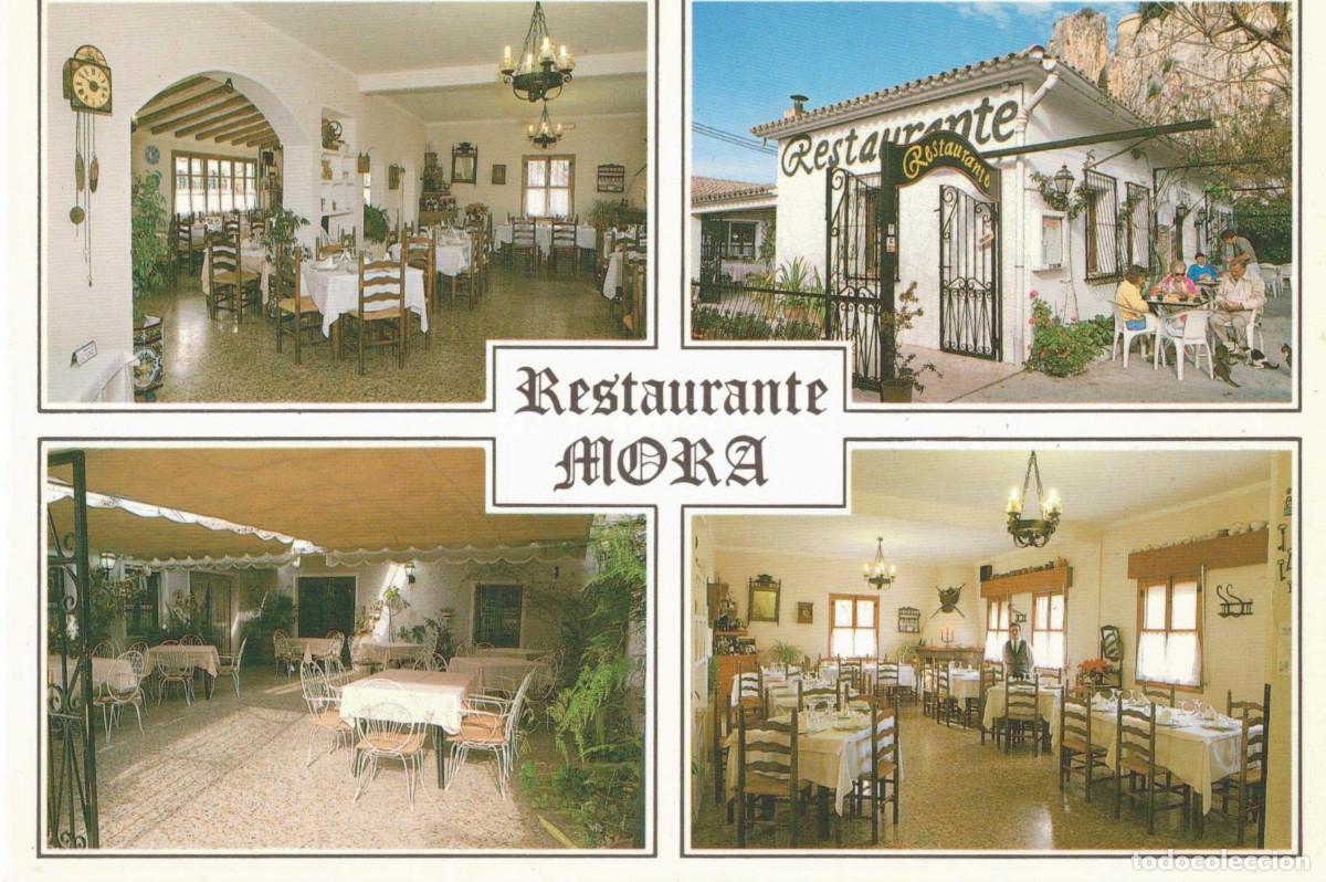 Postales: TARJETA POSTAL - RESTAURANTE MORA - GUADALEST - ALICANTE - SIN CIRCULAR