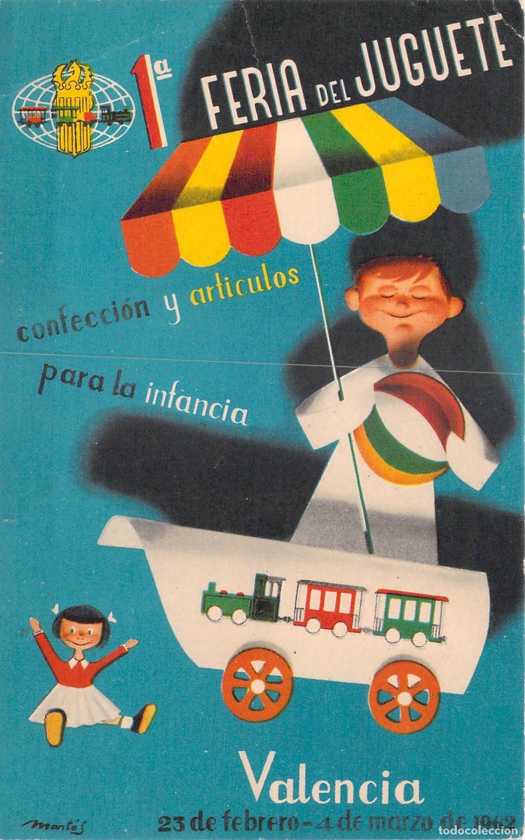 Postales: Postal de la 1&ordf; Feria del Juguete de Valencia, Confecci&oacute;n Infantil