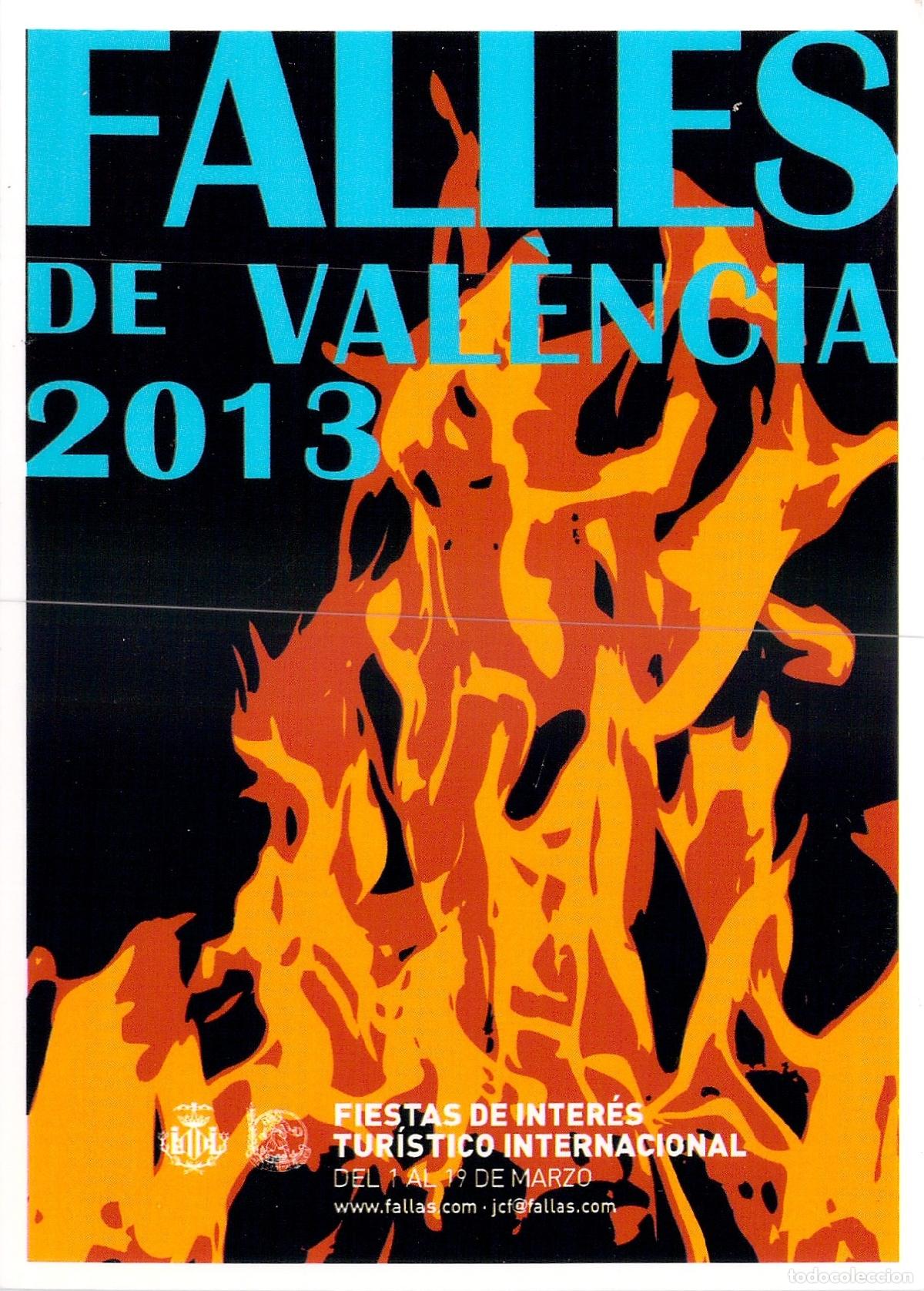 Postales: Postal Fallas de Valencia Cartel Oficial Foc de Falles