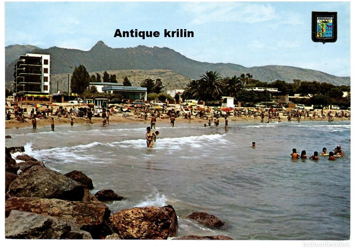 Postales: BENICASIM N&ordm; 84 PLAYA / EDICION ESCUDO DE ORO / SIN FRANQUEAR