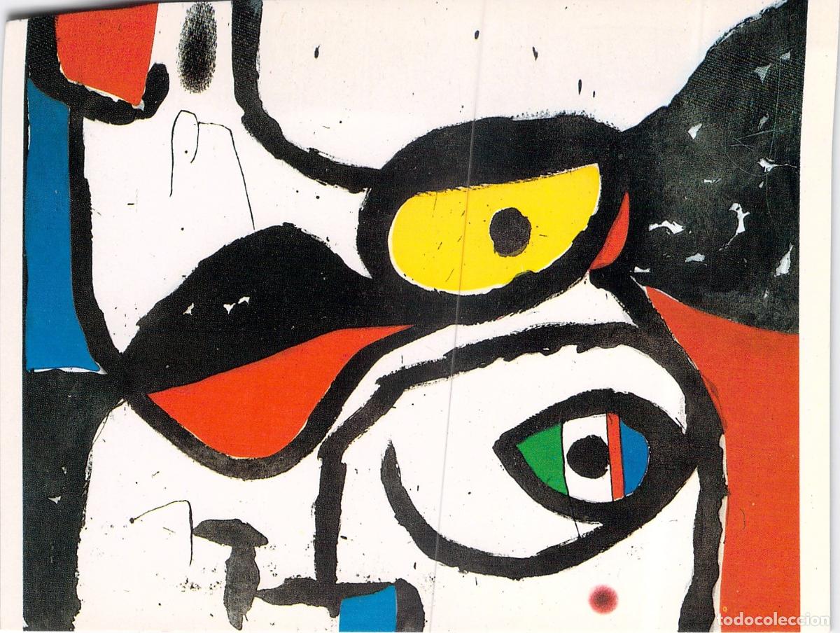 Postales: Postal de Arte Joan Mir&oacute; La Pierre Philosophale Alicante