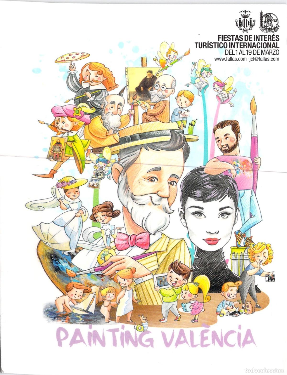 Postales: Tarjeta Postal Valencia en Fallas Boceto Falla Infantil 2015