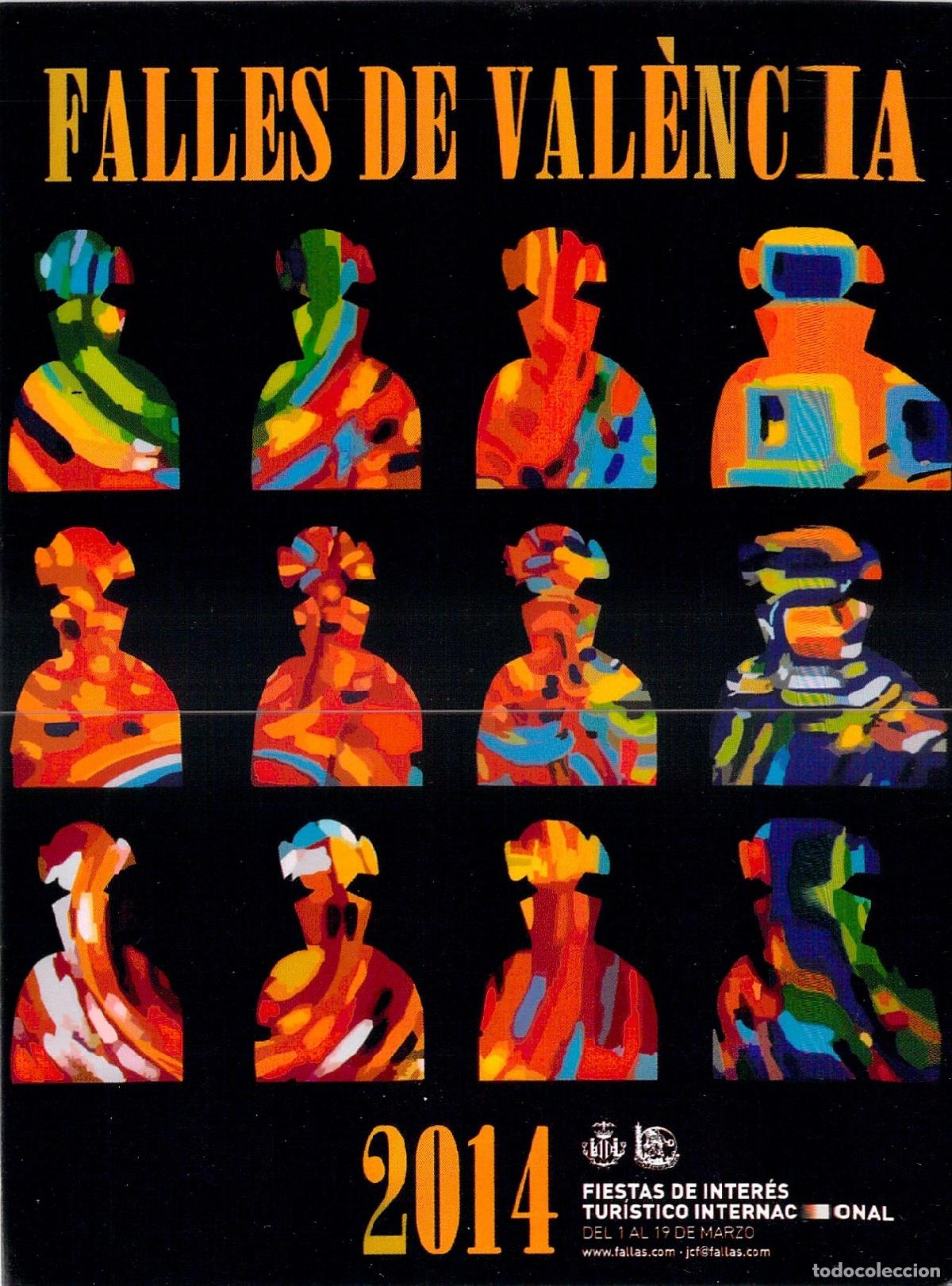 Postales: Postal Cartel Falles de Valencia Menines Falleres 2014