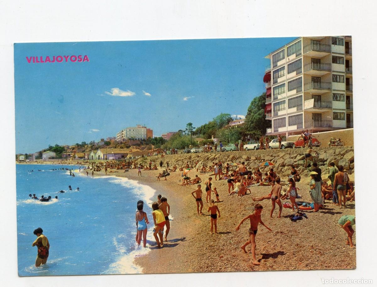 Postales: Postal &rdquo;Villajoyosa (Alicante) vista de la playa&rdquo; n&ordm; 5 . Ed. Hermanos Galiana. Escrita y enviada