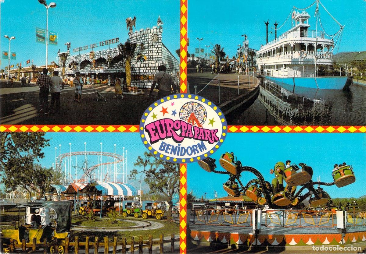Postales: Postal de Atracciones del Europa Park de Benidorm
