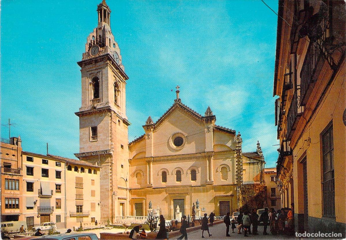 Postales: Postal J&aacute;tiva Valencia Colegiata Bas&iacute;lica