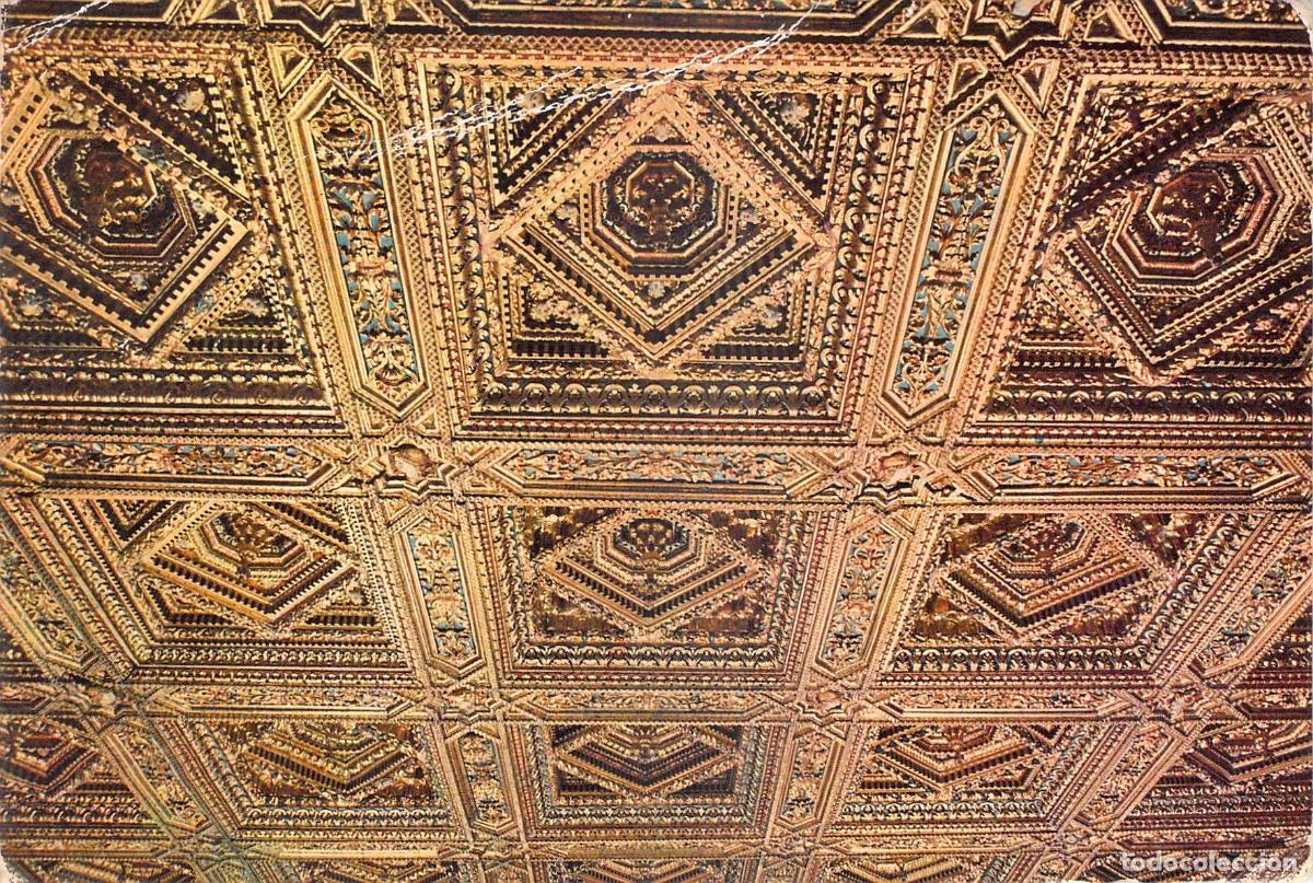 Postales: Postal Palacio de la Generalidad de Valencia Sala Dorada Artesonado