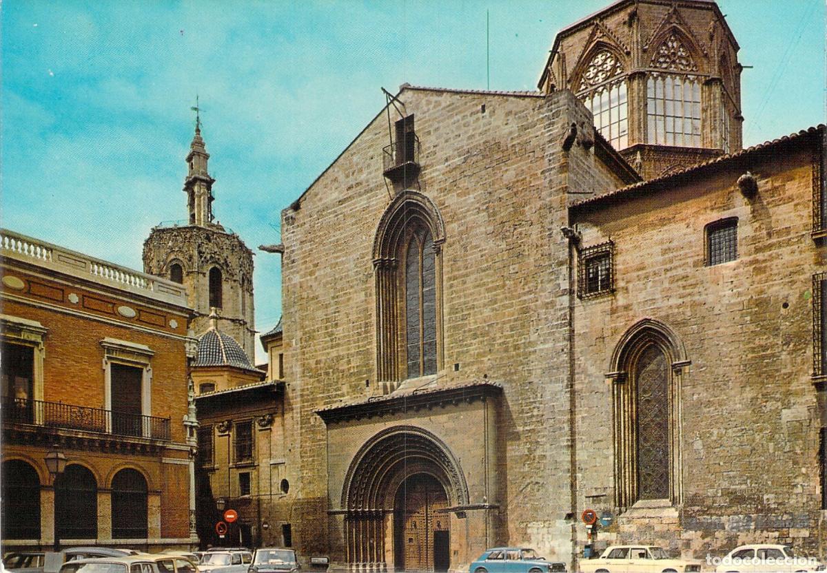 Postales: Postal de la Plaza de la Almoina en Valencia