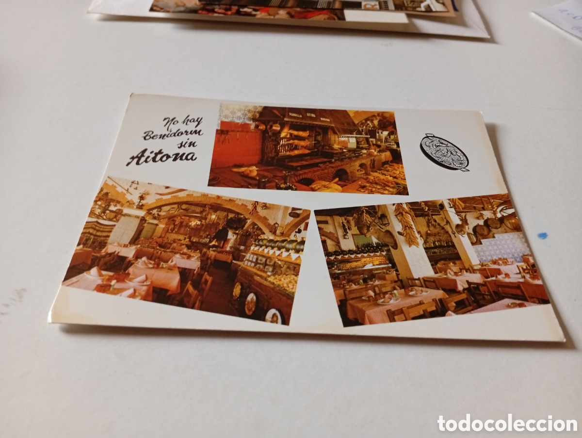 Postales: Postal restaurante Aitona Benidorm