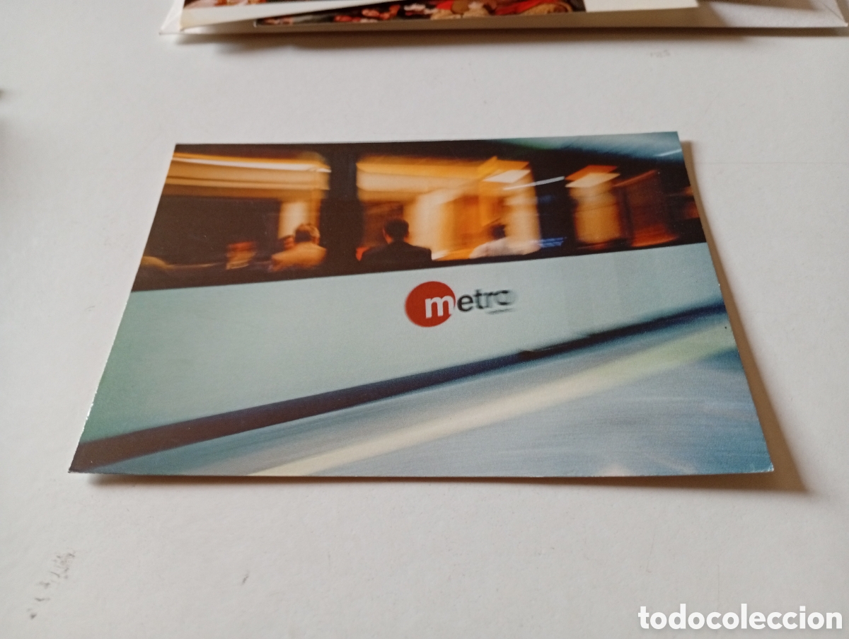 Postales: Postal ferrocarrils de la Generalitat Valenciana,metro