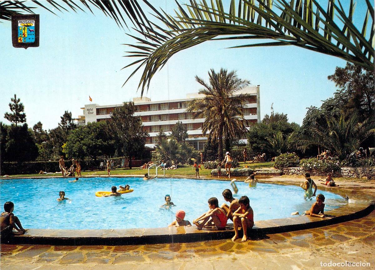 Postais: Postal Hotel Azor en Benicasim, Castell&oacute;n con Piscina