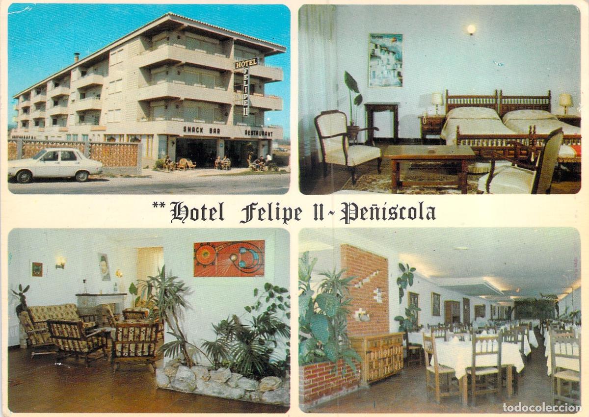 Postales: Postal Hotel Restaurante Felipe II en Pe&ntilde;&iacute;scola Castell&oacute;n