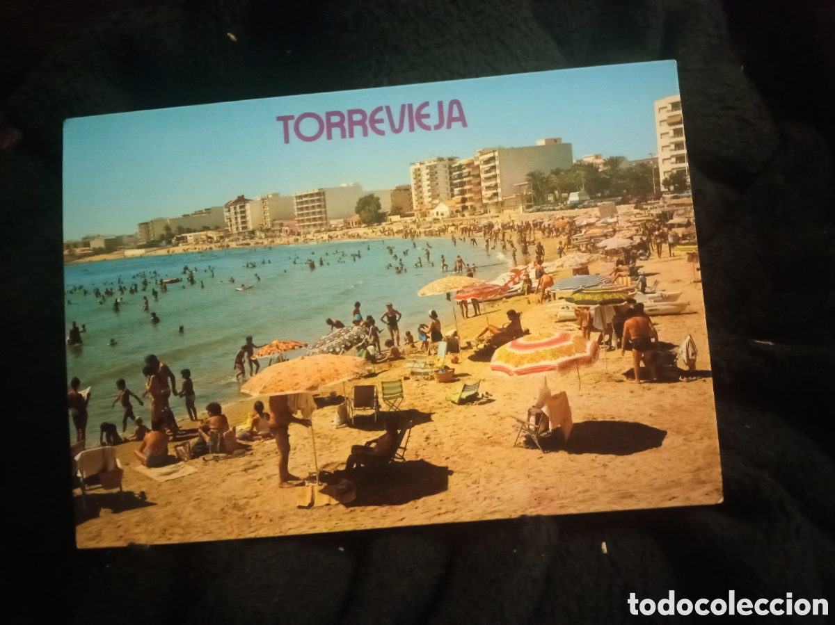 Postales: Antigua postal fotogr&aacute;fica, Torrevieja, Playa de los Locos