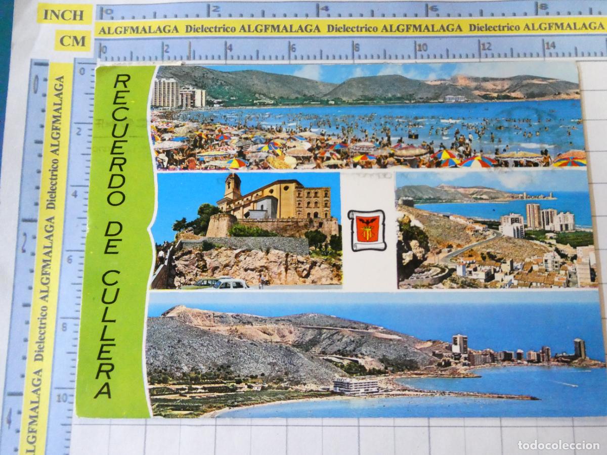 Postales: POSTAL DE VALENCIA. A&Ntilde;O 1969. CULLERA VISTAS 3635 PERGAMINO. 1614