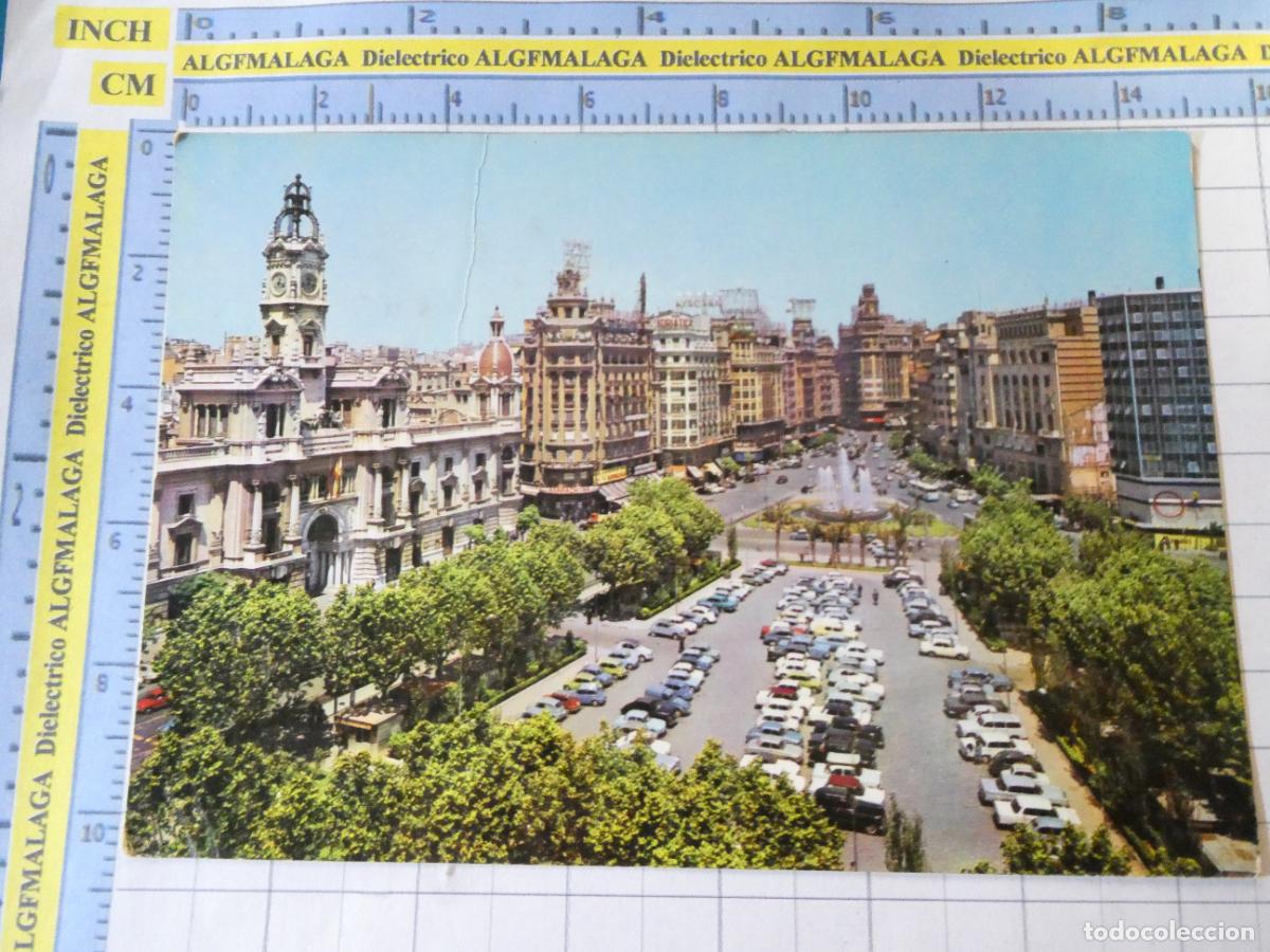 Postales: POSTAL DE VALENCIA. A&Ntilde;O 1965. PLAZA CAUDILLO COCHES 192 ZERKOWITZ. 1617