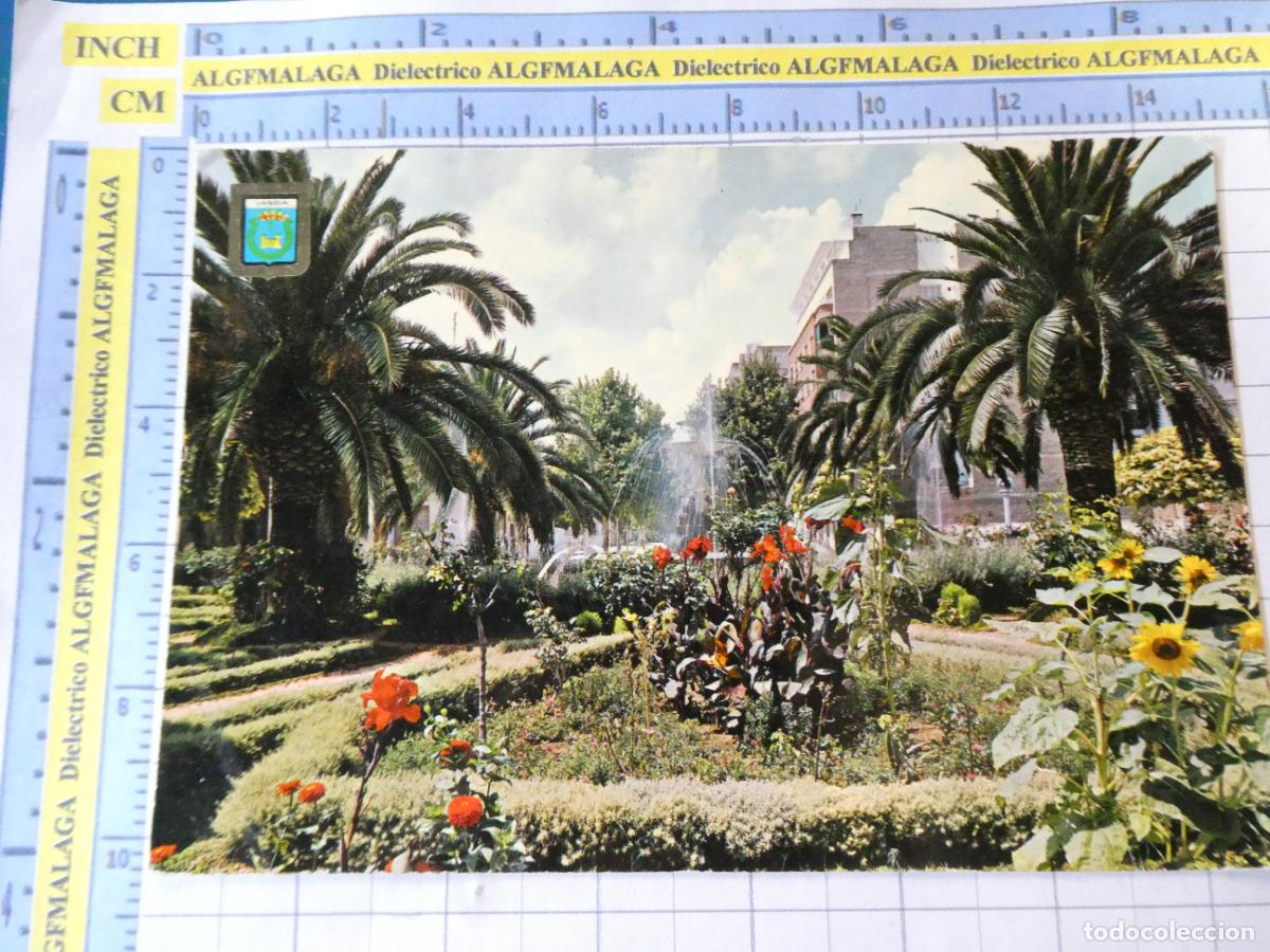 Postales: POSTAL DE VALENCIA. A&Ntilde;O 1963. GAND&Iacute;A PLAZA DE CRISTO REY 2 ESCUDO ORO. 1618