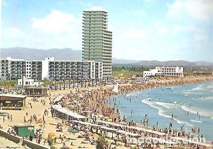 Postales: POSTAL A COLOR 32 PE&Ntilde;ISCOLA CASTELLON PLAYA GARCIA GARRABELLA