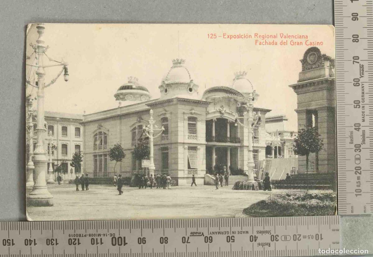 Postales: POSTAL. Exposici&oacute;n Regional Valenciana - Fachada del Gran Casino - Thomas