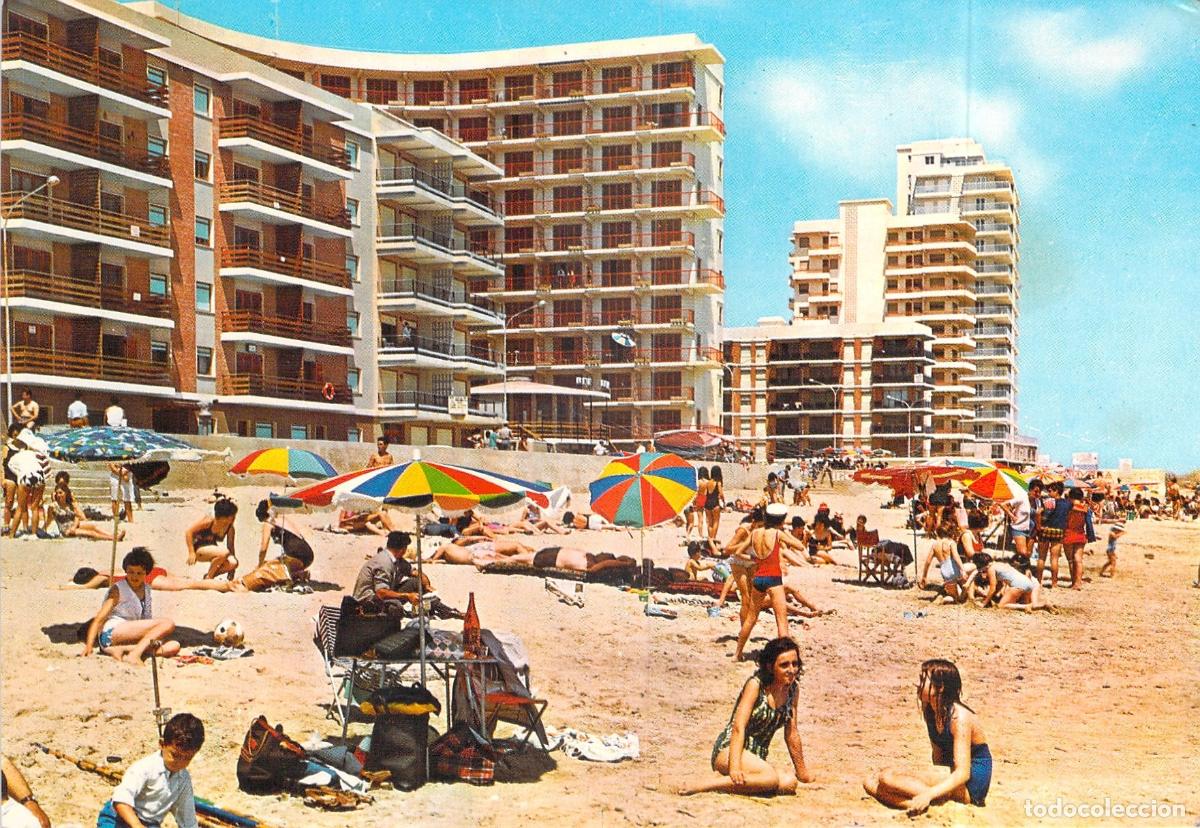 Postales: Postal de Las Palmeras, Sueca, Valencia - Apartamentos de Playa