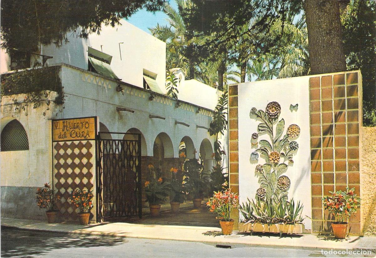Postales: Postal de Elche, Puerta Principal del Huerto del Cura