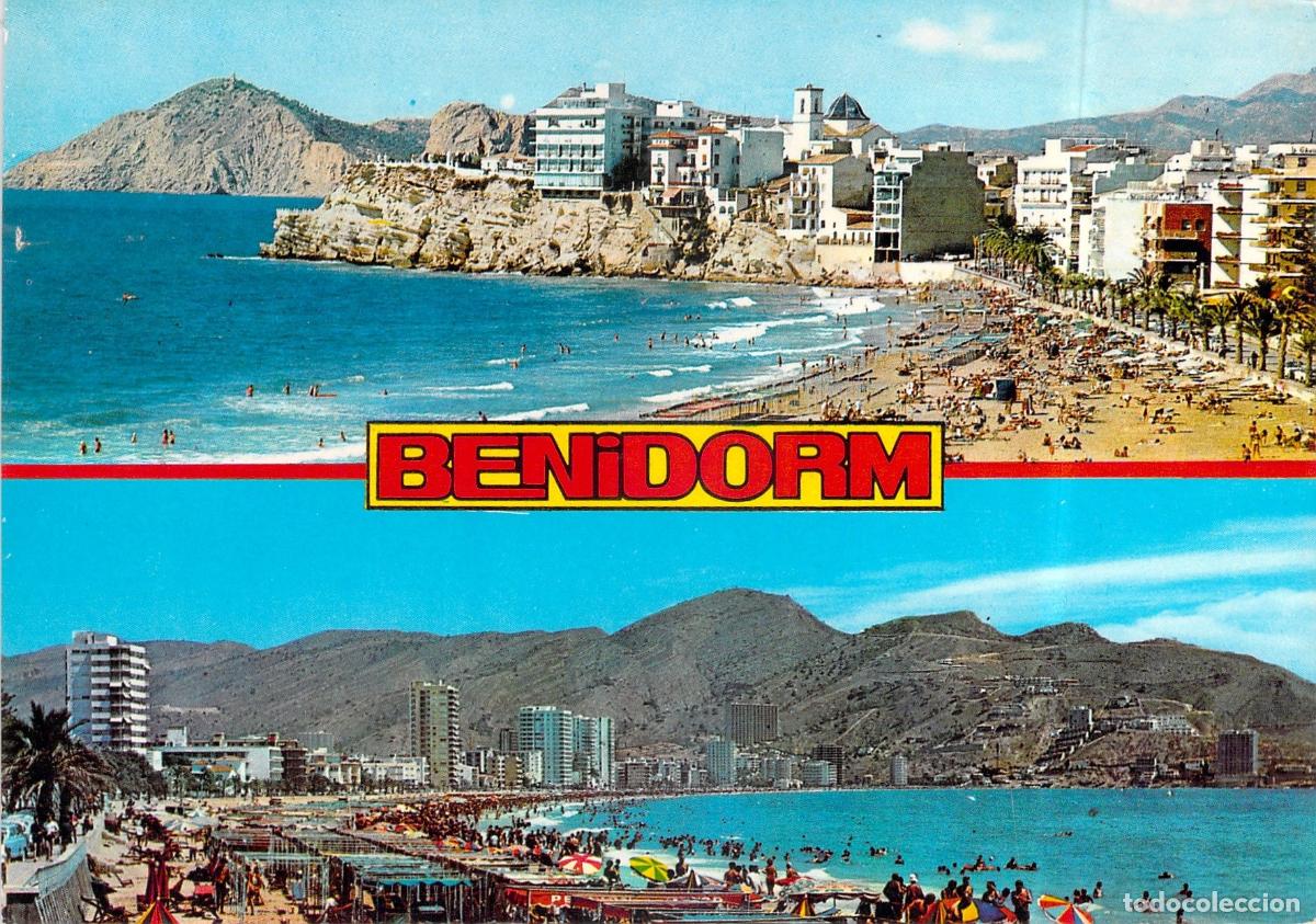 Postkarten: Postal de Benidorm Alicante Playa de Levante y Vistas
