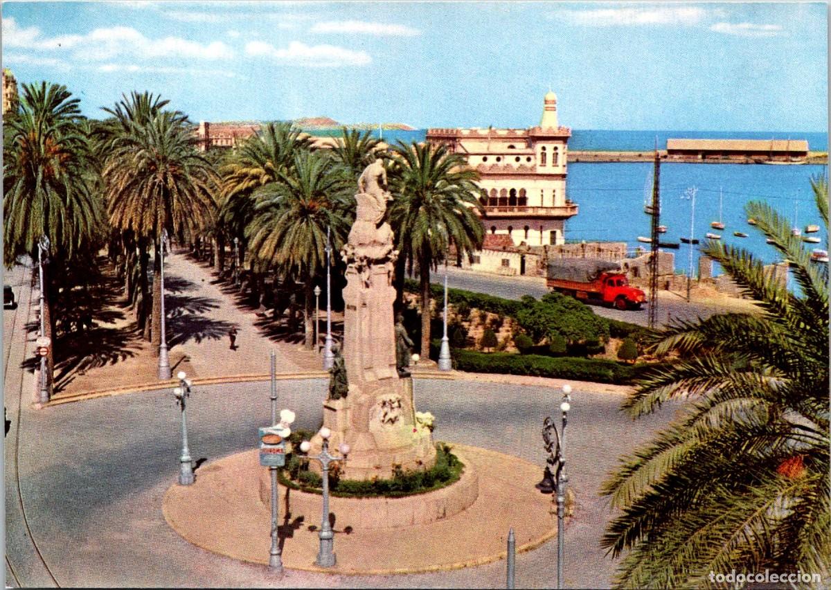 Postales: Alicante - Monumento a Canalejas y Explanada de Espa&ntilde;a - Juquemo 24 - 150x106mm - In&eacute;dita en Todocol