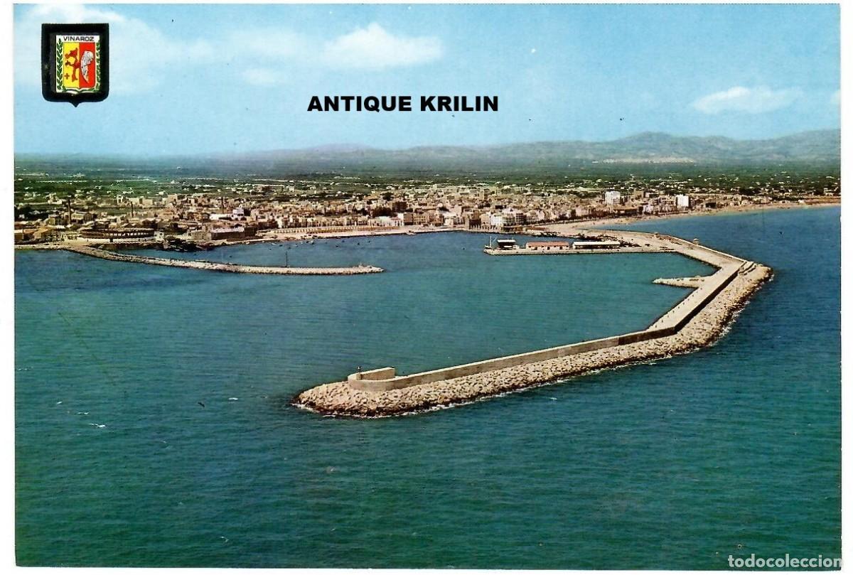 Postales: VINAROZ N&ordm; 15 VISTA GENERAL / ESCUDO DE ORO / SIN FRANQUEAR