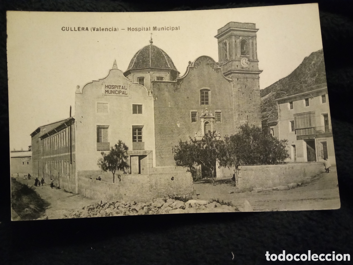 Postales: Antigua postal fotogr&aacute;fica, Cullera (Valencia) Hospital Municipal