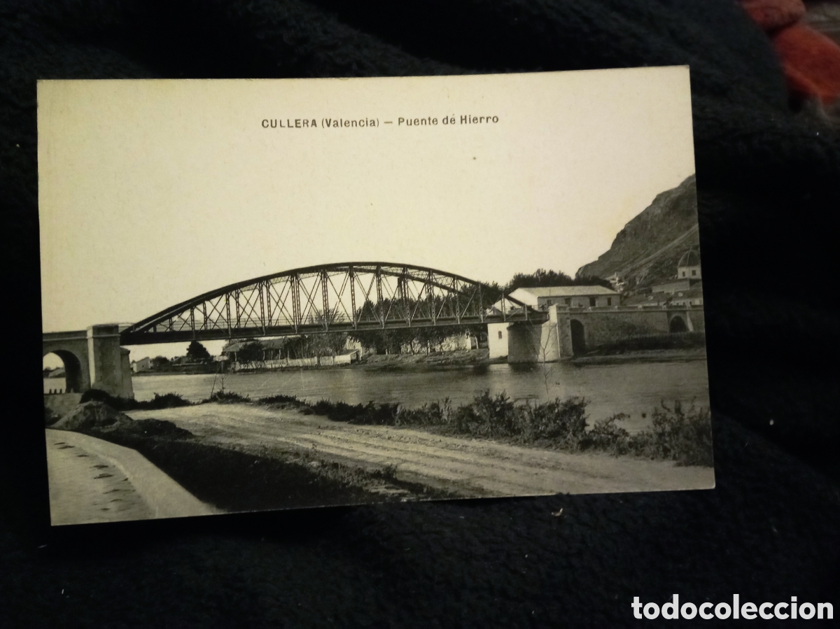 Postales: Antigua postal fotogr&aacute;fica, Cullera (Valencia) Puente de Hierro