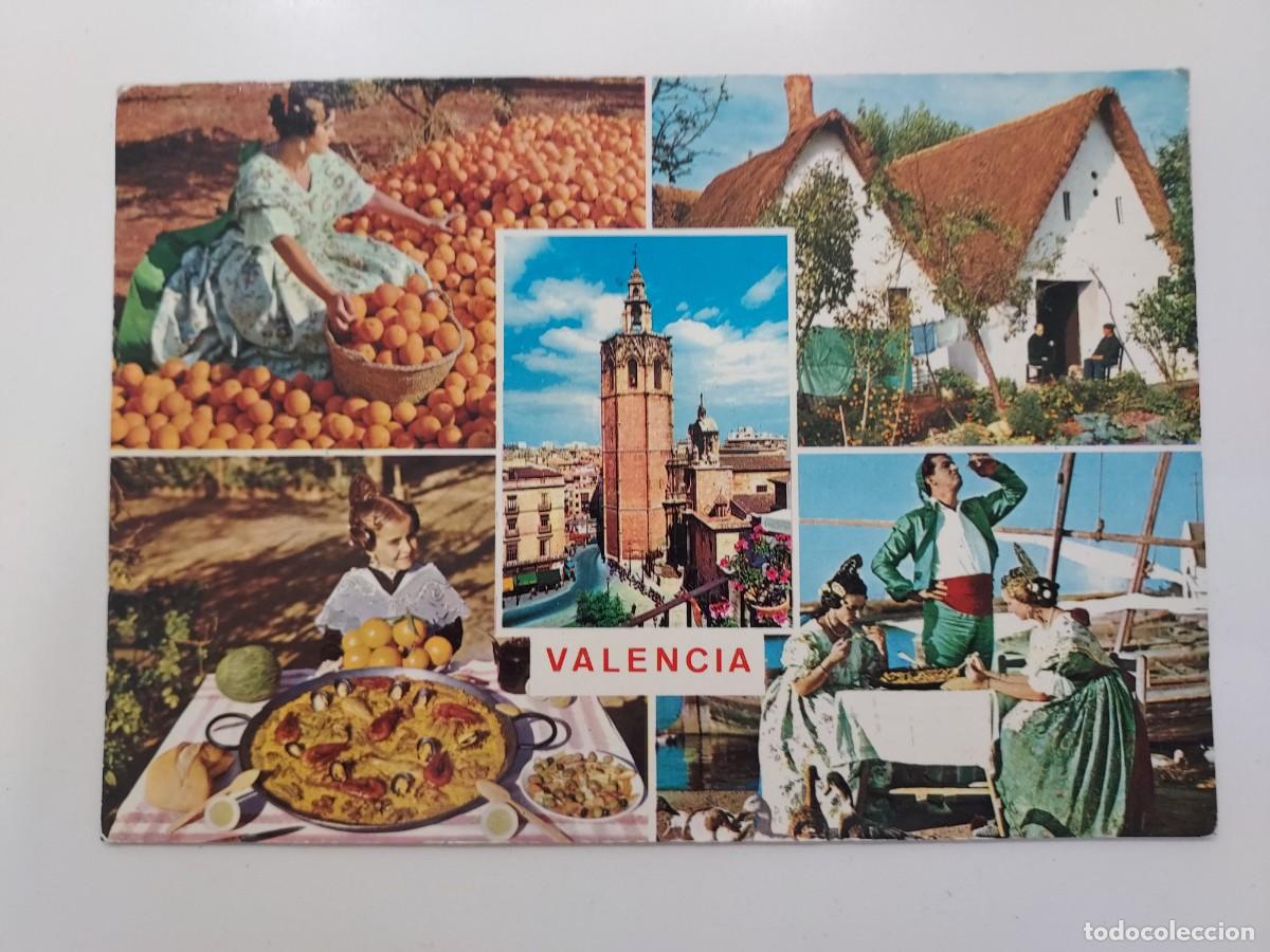 Postales: POSTAL VALENCIA ASPECTOS TRADICIONALES COSTUMBRES GASTRONOMIA. 1973. CIRCULADA