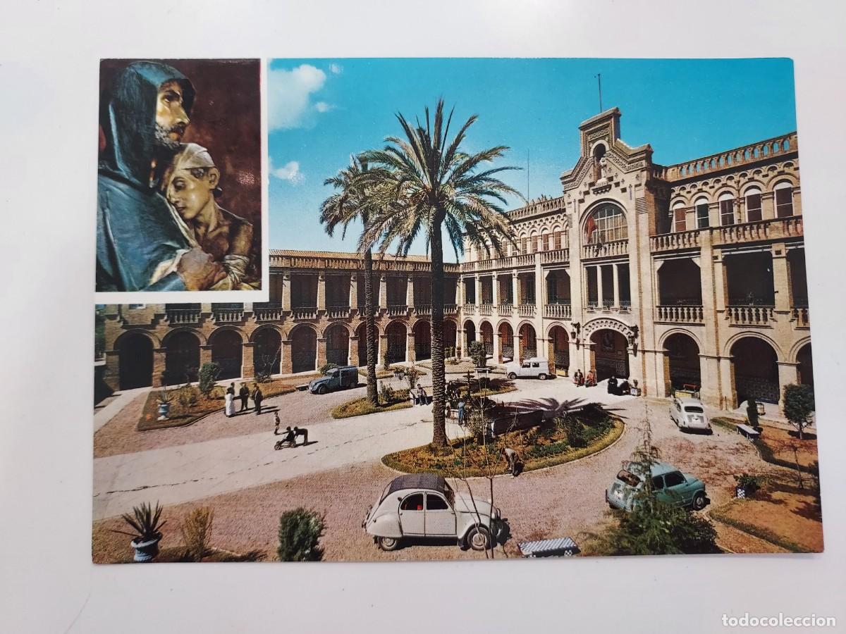 Postales: POSTAL VALENCIA HOSPITAL DE SAN JUAN DE DIOS. 1966. SIN CIRCULAR. CITROEN 2CV 2 CV