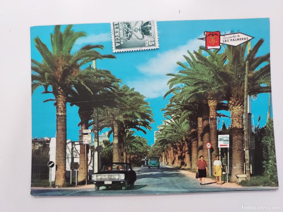 Postales: POSTAL VALENCIA LAS PALMERAS. 1967. CIRCULADA. POSTALES JAVIER