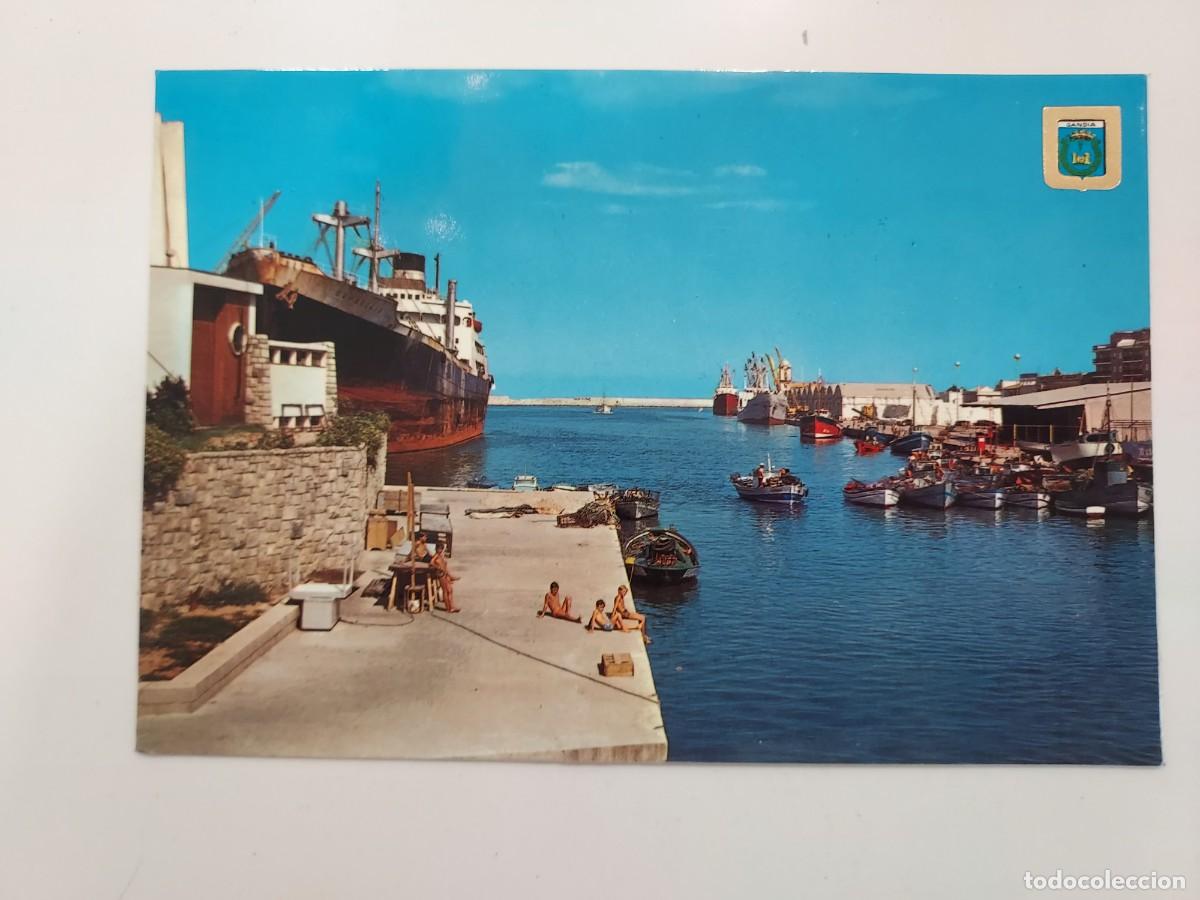 Postales: POSTAL GANDIA PUERTO. 1974. CIRCULADA. SUBIRATS 136. VALENCIA