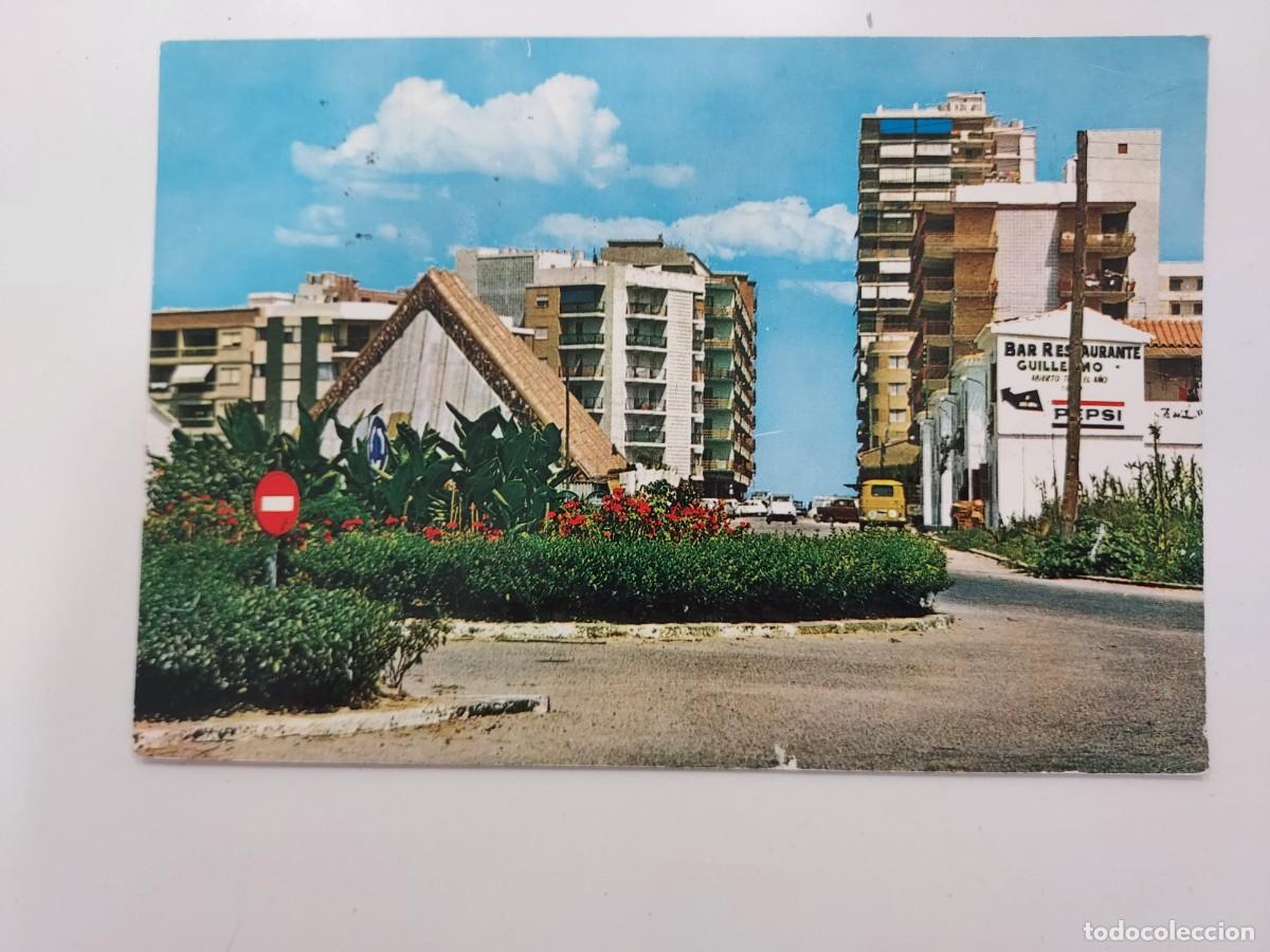 Postales: POSTAL EL PERELLO (SUECA) VISTA PARCIAL. 1972. CIRCULADA. VALENCIA. PEPSI BAR RESTAURANTE GUILLERMO